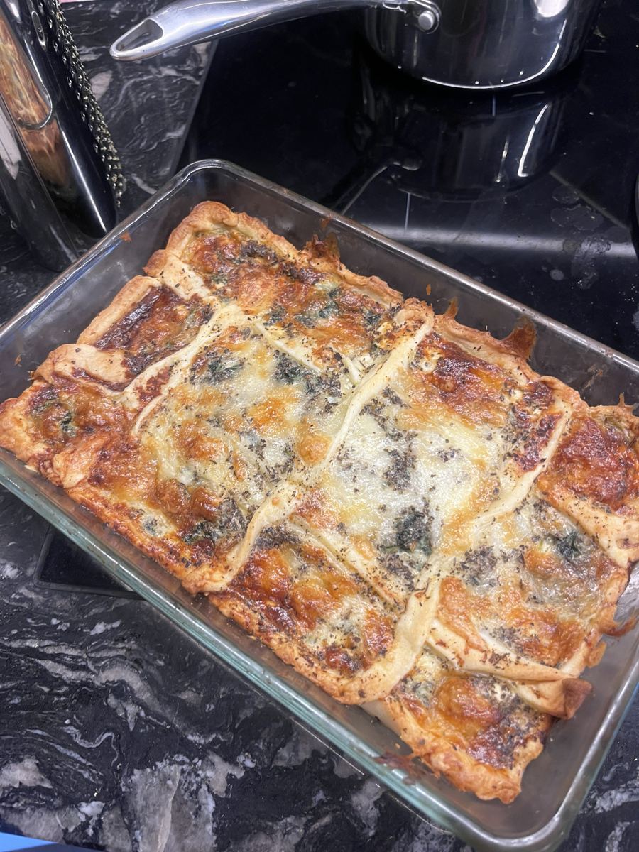 spinach and feta quiche