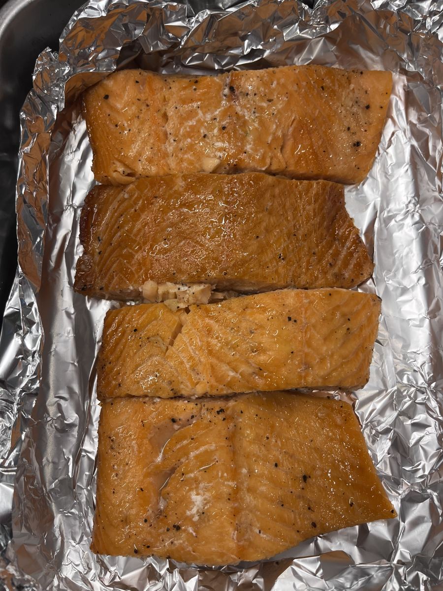 honey garlic salmon