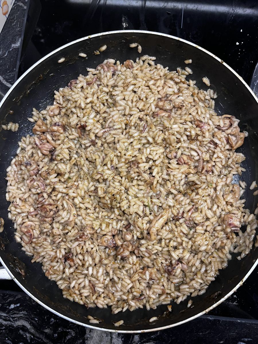 squid risotto